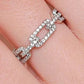 A&A Imani 925 Sterling Silver Chain Ring