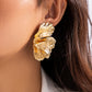 A&A Geometric Petal Flower Stud Earrings