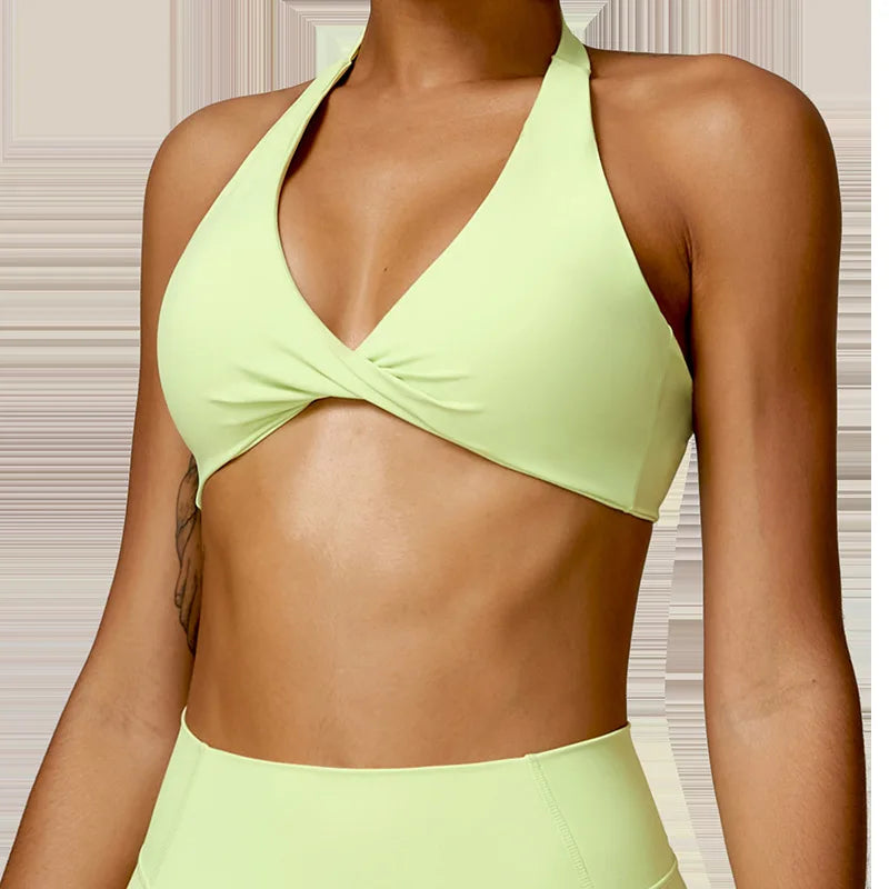 A&A ProSculpt Twist Push-up Sports Bra