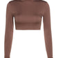 A&A Essentials Turtleneck Crop Top