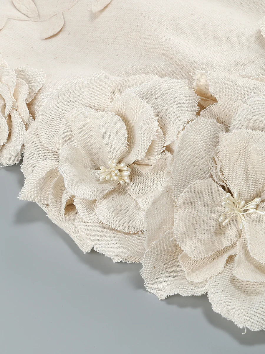 A&A Aloura Flower Detail Mini Dress