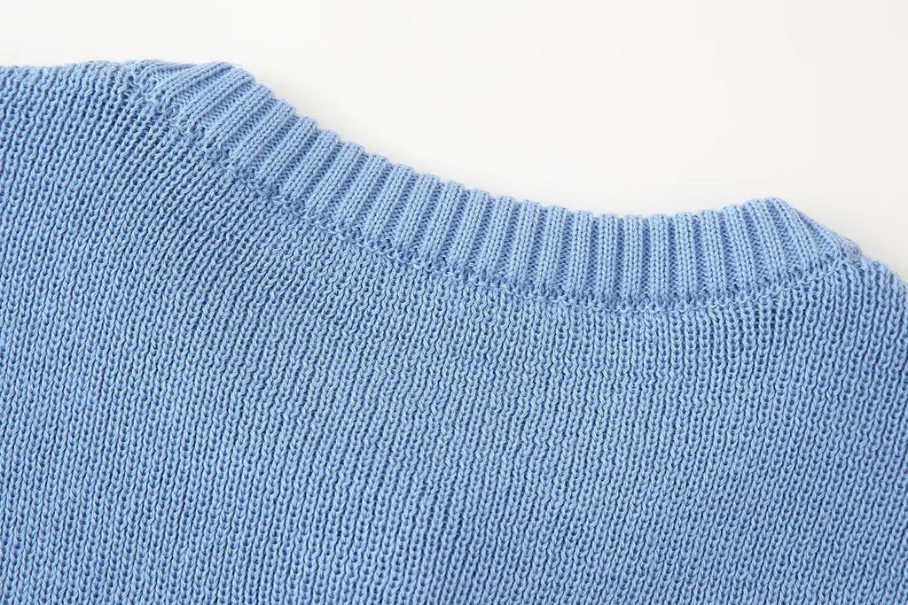 A&A Lavina Knitted Button Down Mini Dress