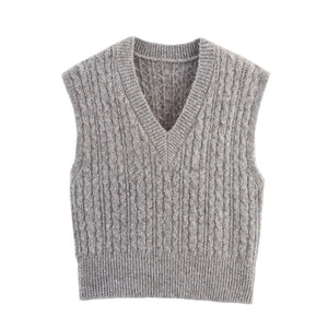 A&A Cable Knit Sweater Vest
