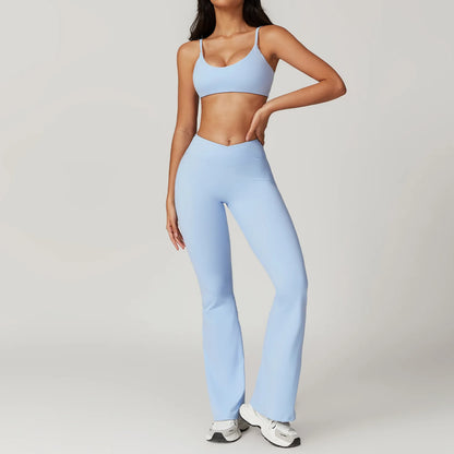 A&A ProSculpt Sports Bra & Flare Leggings Set