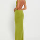 A&A Double Shoulder Straps Backless Maxi Dress