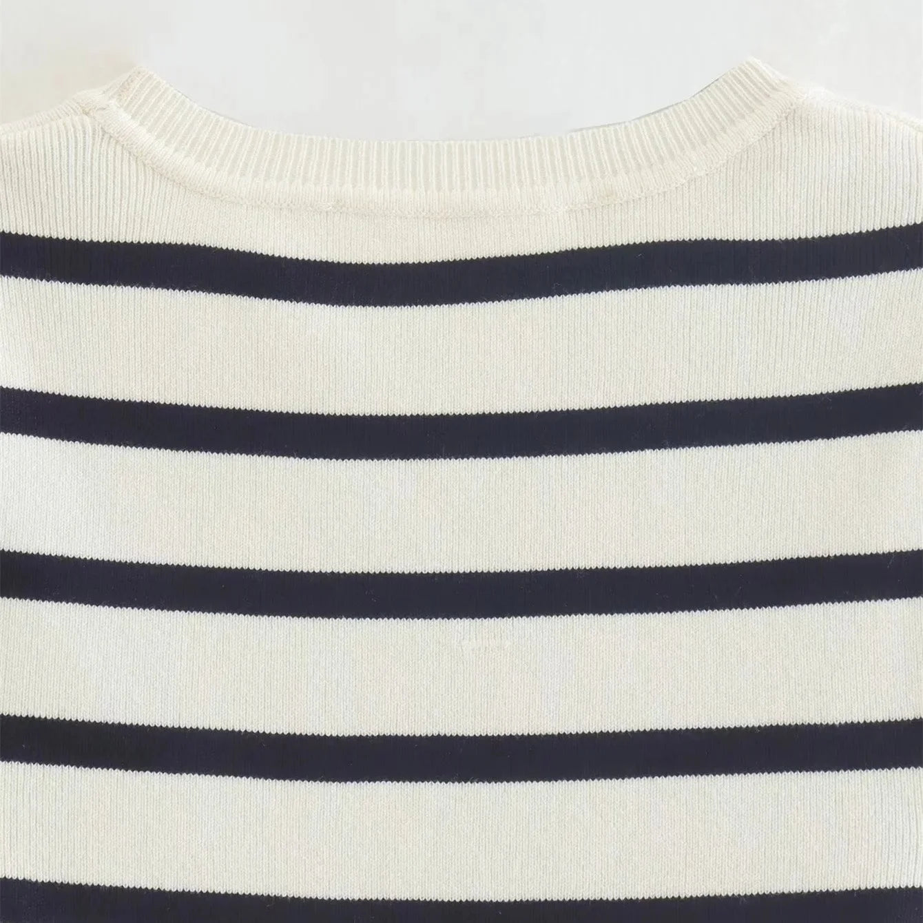 A&A Basic Striped Knitted Top