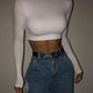 A&A Essentials Turtleneck Crop Top