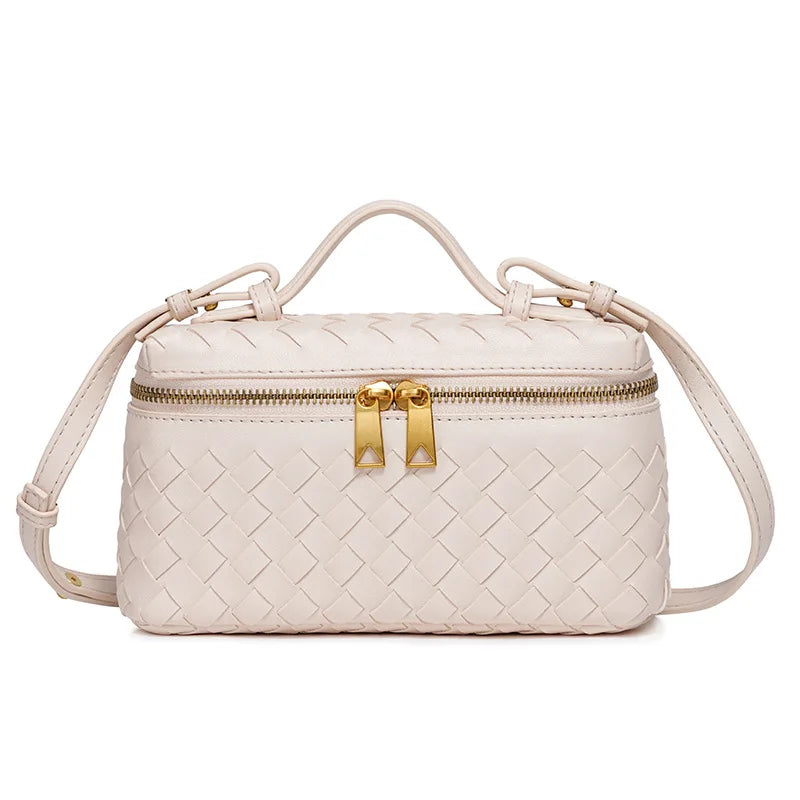 A&A Hanna Woven Top Handle Crossbody Bag