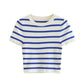 A&A Basic Striped Knitted Top