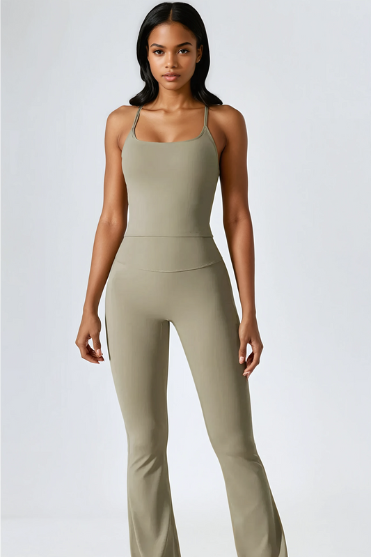 A&A Flexi Flare Scrunch Leggings & Cami Top Set