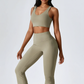 A&A Flexi Flare Leggings & Halter Tank Top Set