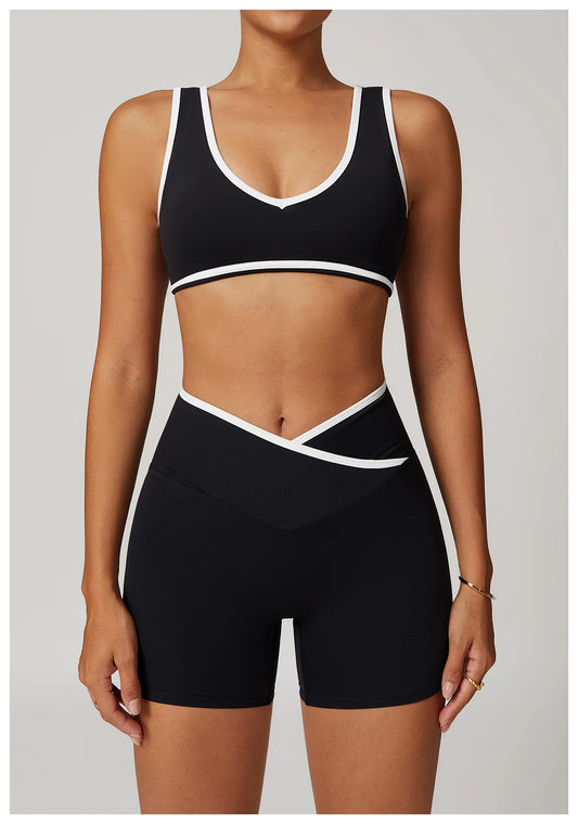 A&A ProSculpt Color Block Sports Bra