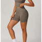 A&A ProSculpt Racer Top & Scrunch Shorts Set