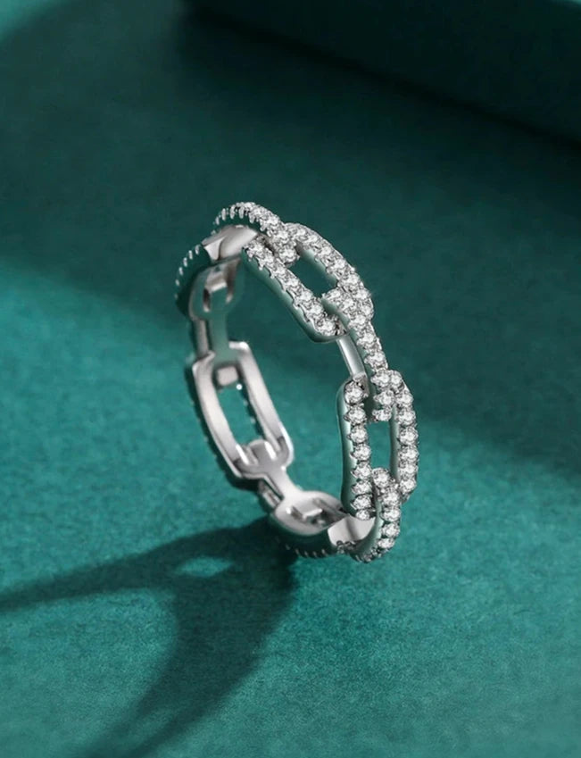 A&A Imani 925 Sterling Silver Chain Ring