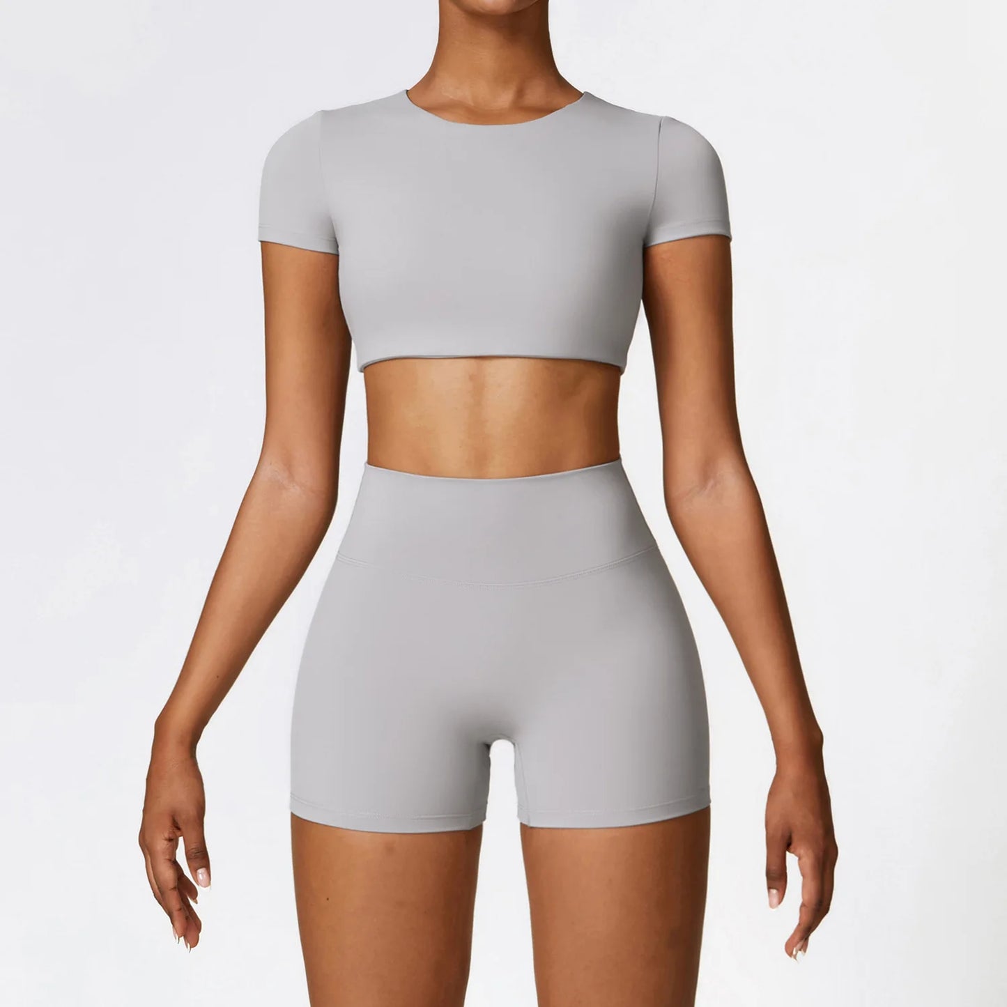 A&A Flexi Crop Top & Shorts Set