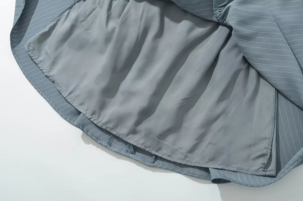 A&A Celandine Halter Front Button Mini A-Line Dress