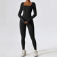 A&A Gym Workout Long Sleeved Jumpsuit