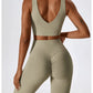 A&A Flexi Flare Leggings & Halter Tank Top Set