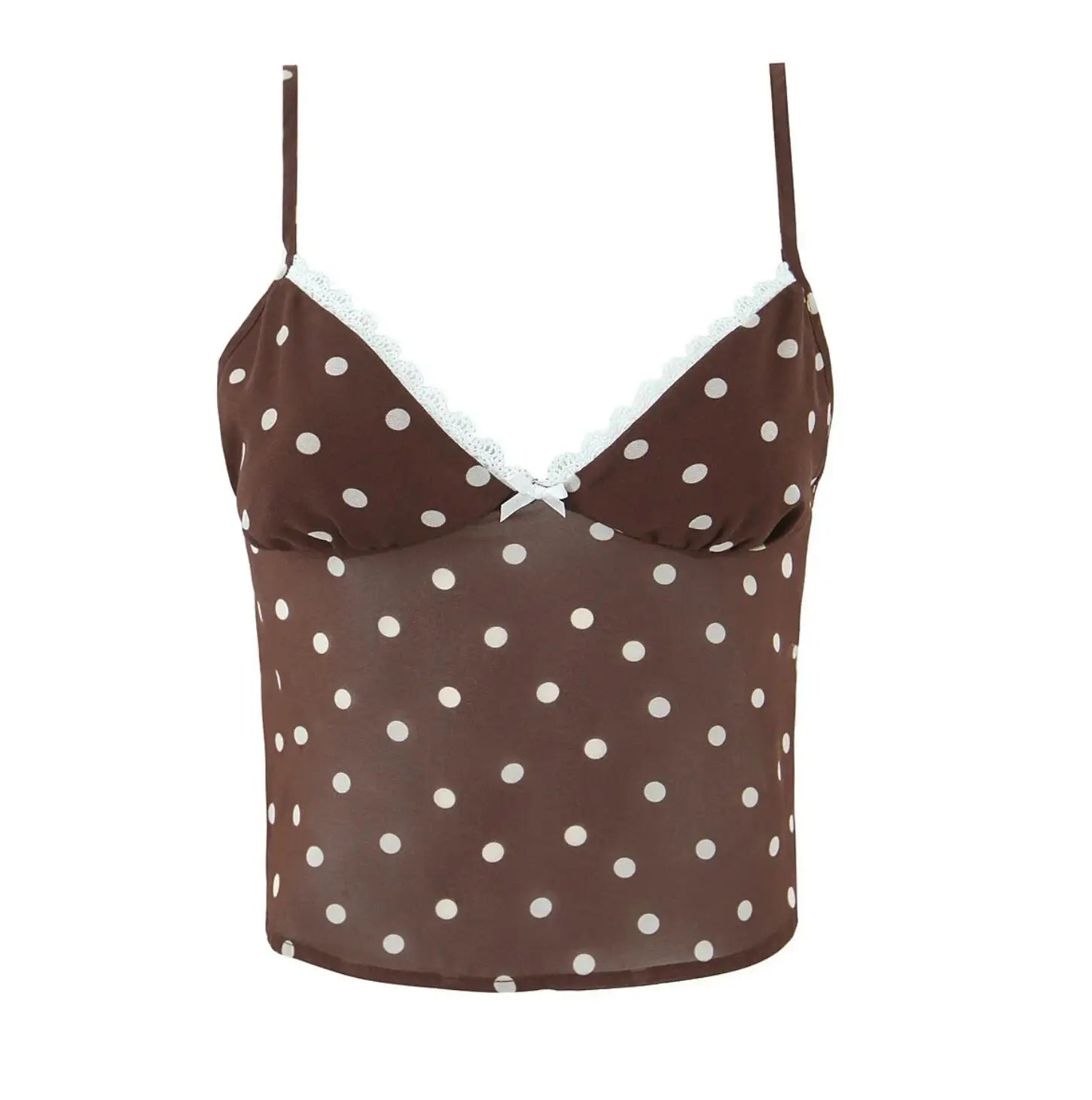 A&A Sorellea Polka Dot Tank Top & Mermaid Midi Skirt Set