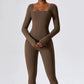 A&A Gym Workout Long Sleeved Jumpsuit