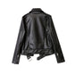 A&A Belted Faux Leather Jacket