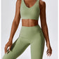 A&A Flexi Flare Leggings & Halter Tank Top Set