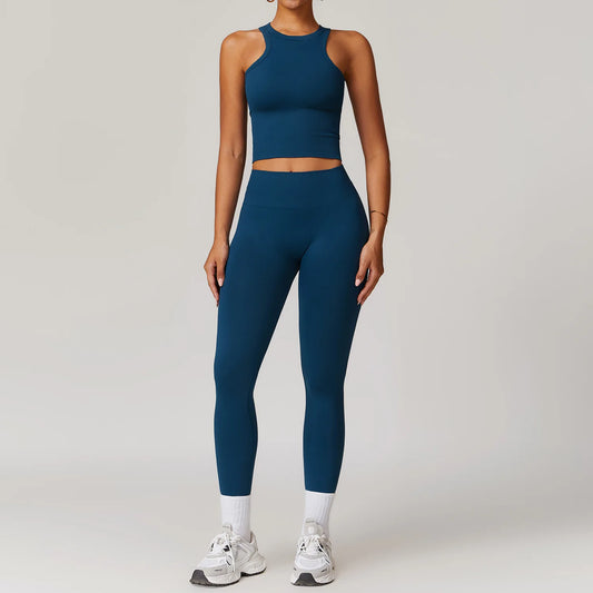 A&A ProSculpt Racer Top & Scrunch Leggings Set