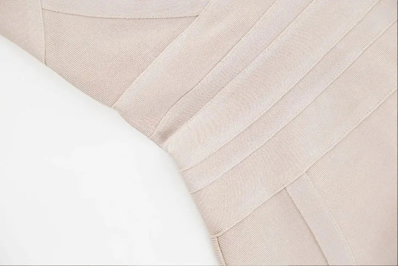 A&A Isabella Halter Bandage Midi Dress