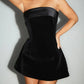 A&A Strapless A-Line Mini Dress