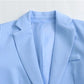 A&A Spring Blue Single Button Wide Leg Pant Suit