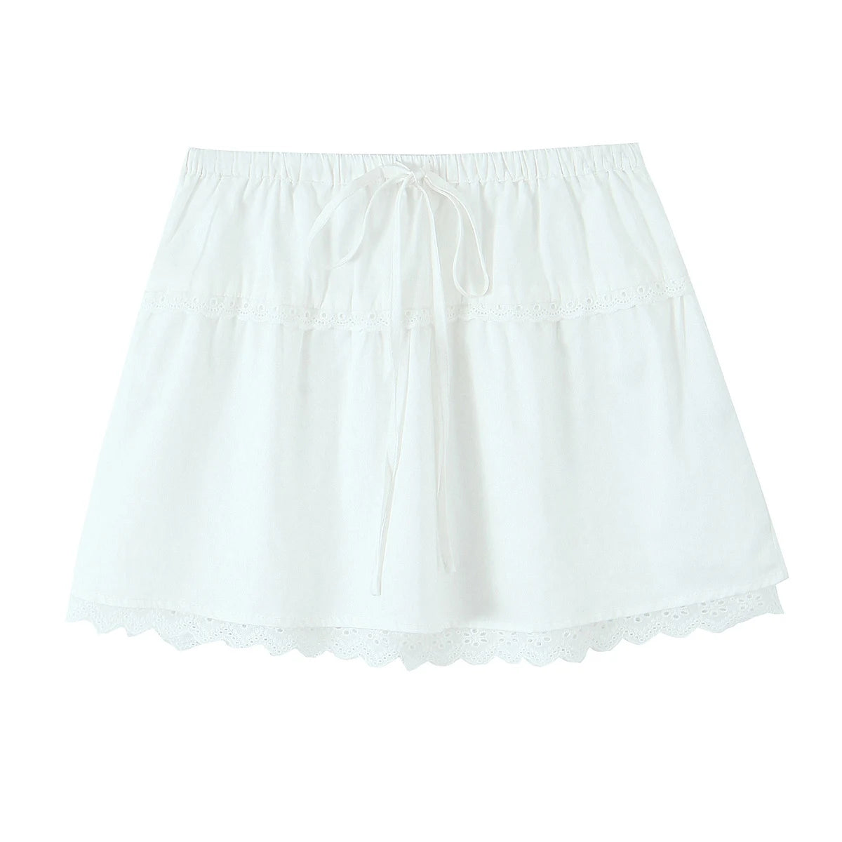 A&A Elarine Shirt Top & A-Line Mini Skirt Set