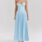 A&A Luxe Strapless Pleated Maxi Dress