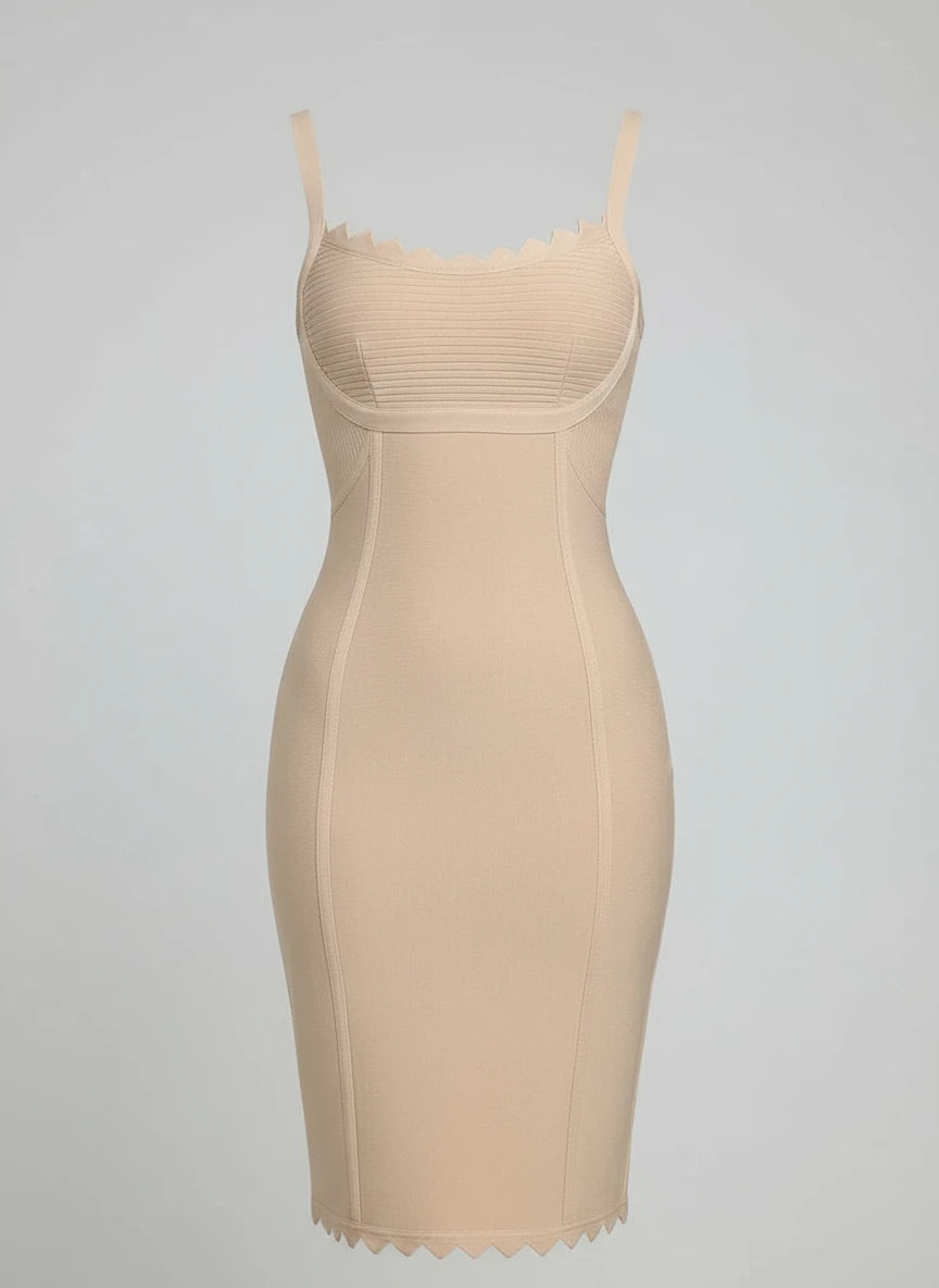 A&A Imani Bandage Bodycon Trim Detail Mini Dress