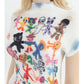 A&A Y2K Harajuku Graphic Print Top