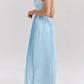 A&A Luxe Strapless Pleated Maxi Dress