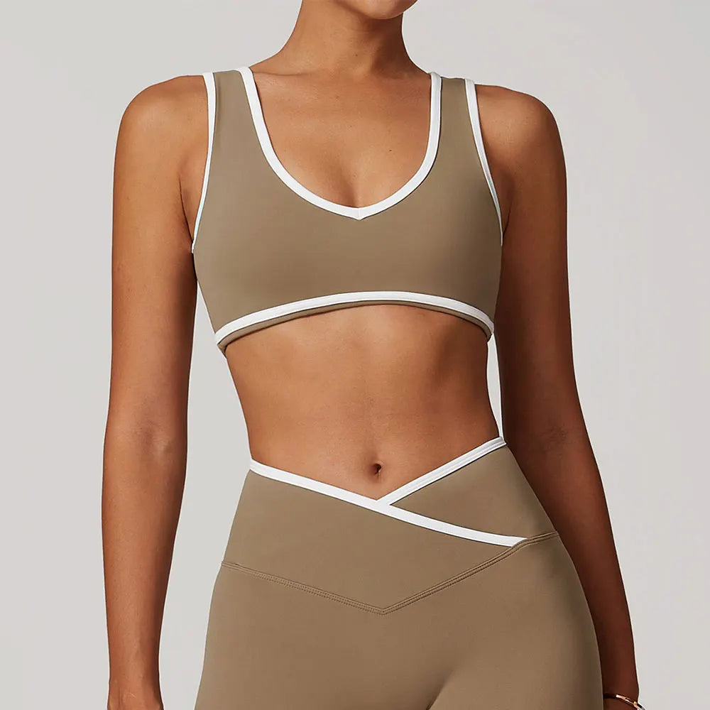 A&A ProSculpt Color Block Sports Bra