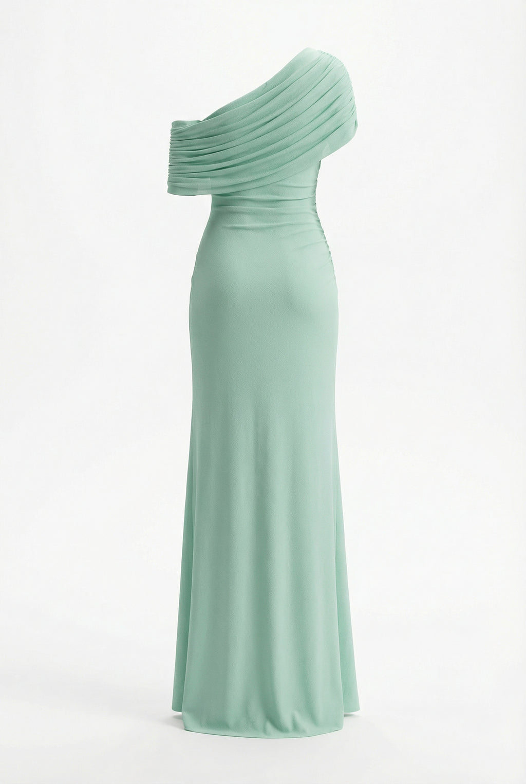 A&A Briar Off Shoulder Draped Maxi Bodycon Dress