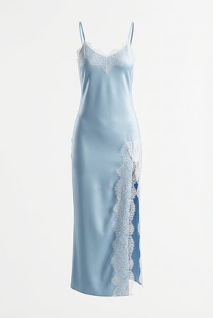 A&A Astraea Lace Detail Slip Maxi Dress