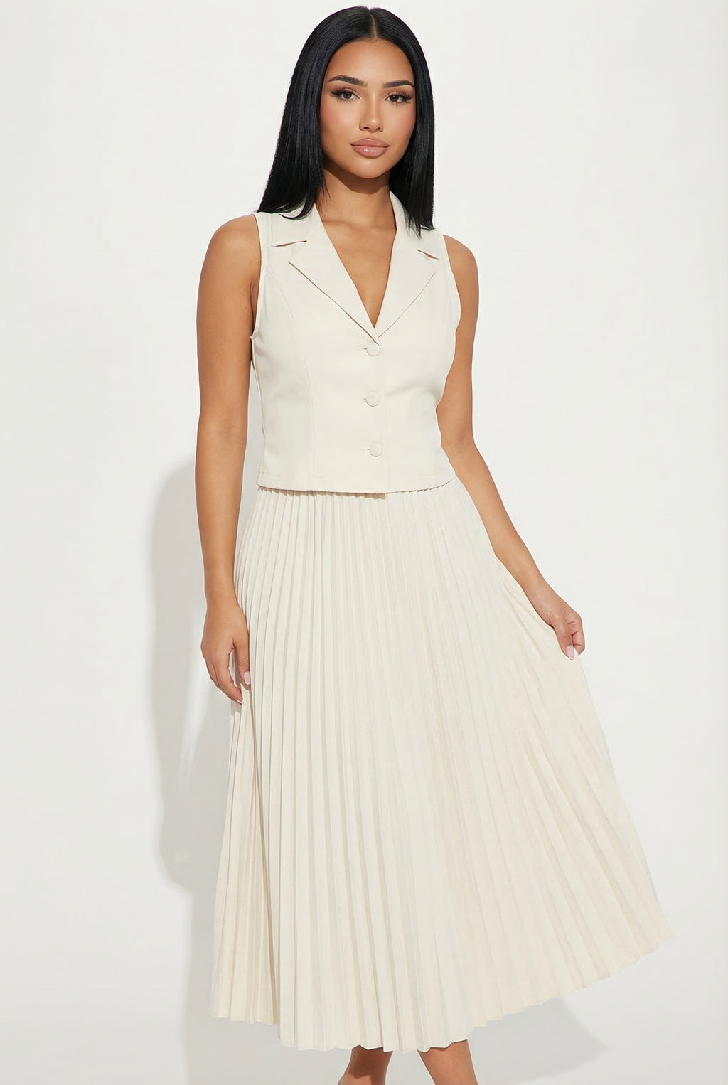 A&A Zaya Maxi Skirt & Waistcoat Set