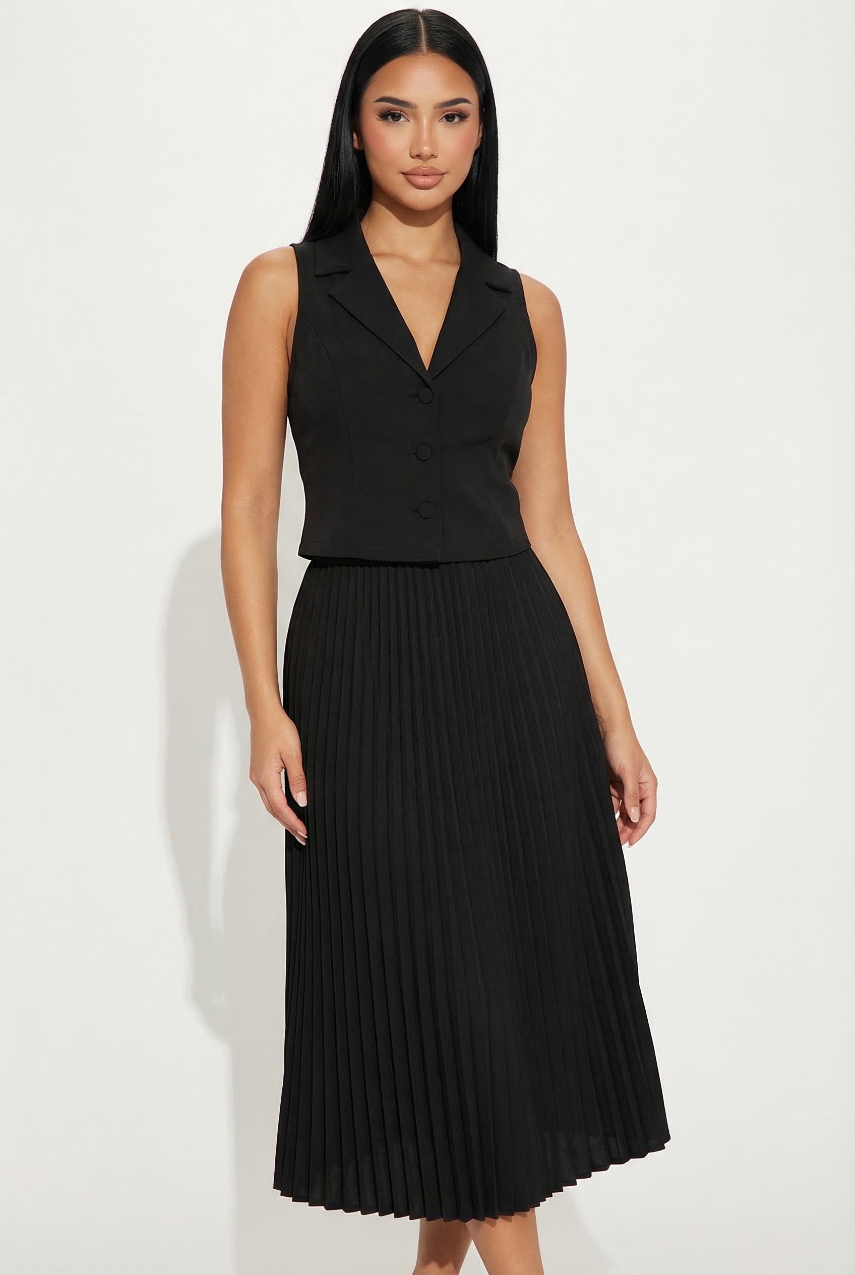 A&A Zaya Maxi Skirt & Waistcoat Set