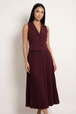 A&A Zaya Maxi Skirt & Waistcoat Set