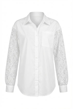 A&A Thaliah Lace Sleeve Shirt