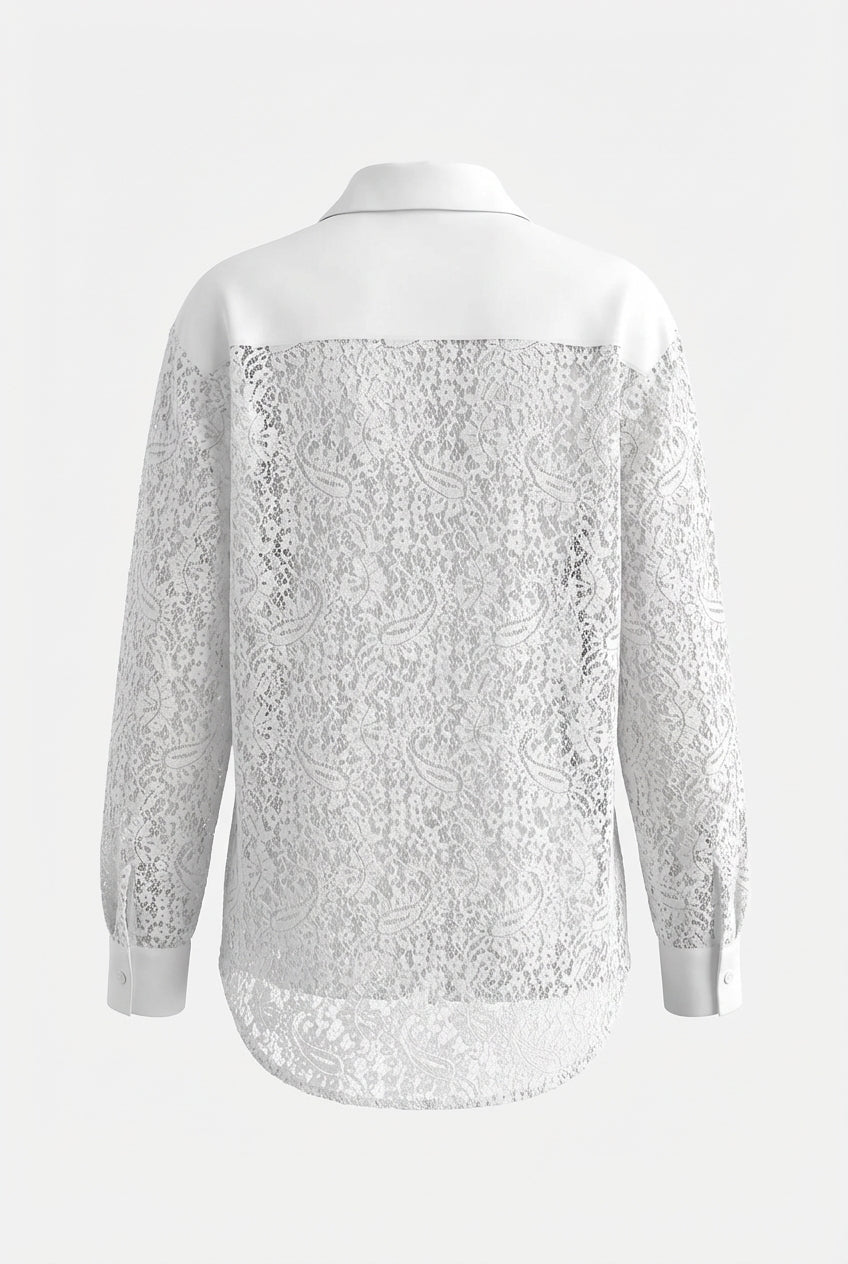 A&A Thaliah Lace Sleeve Shirt