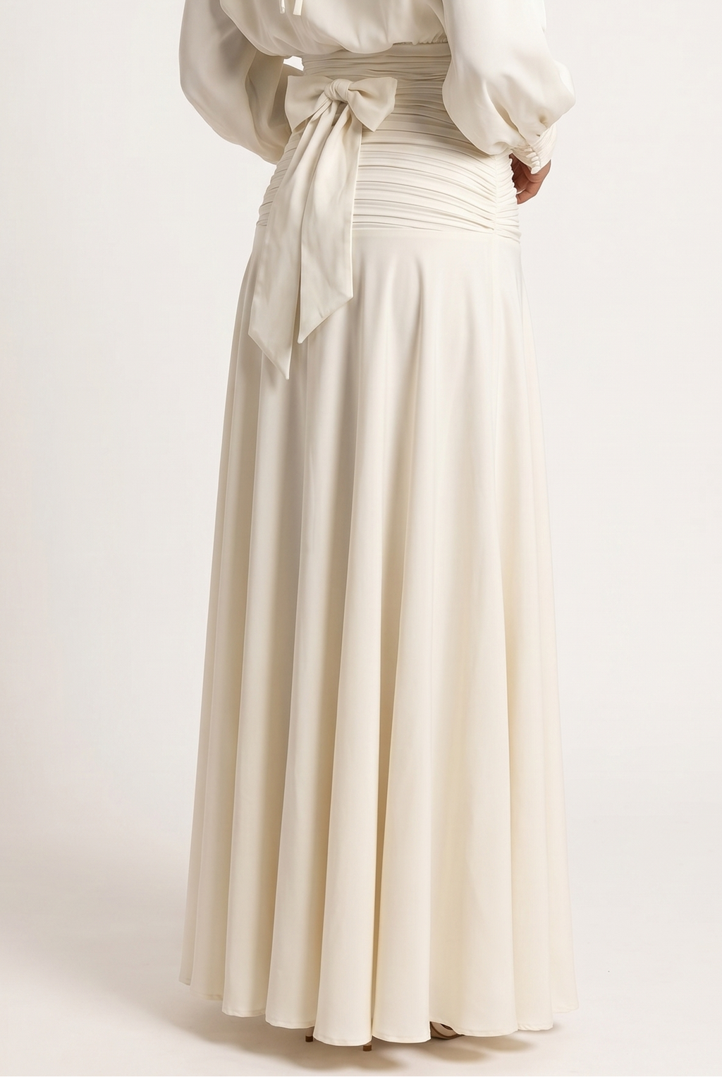 A&A Solira Tie Blouse & Maxi Skirt Set