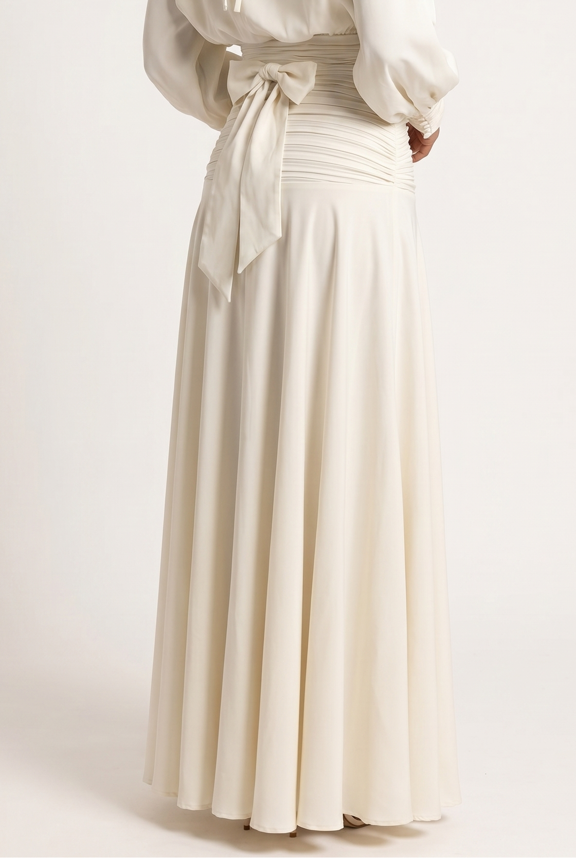 A&A Solira Tie Blouse & Maxi Skirt Set