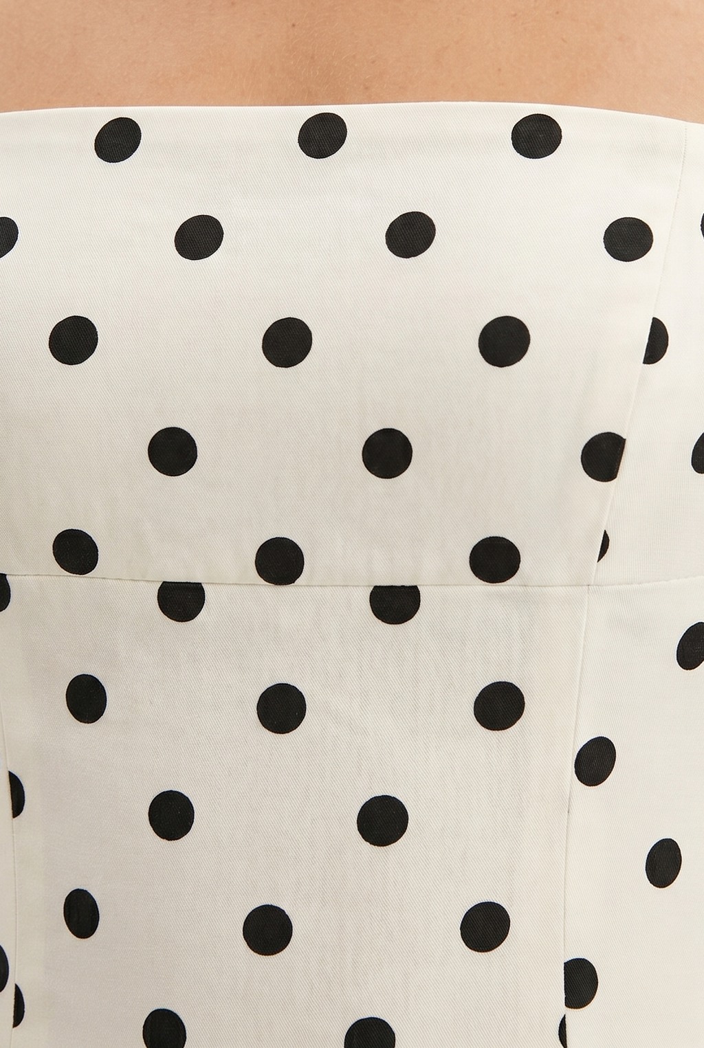 A&A Nira Polka Dot A-Line Midaxi Dress