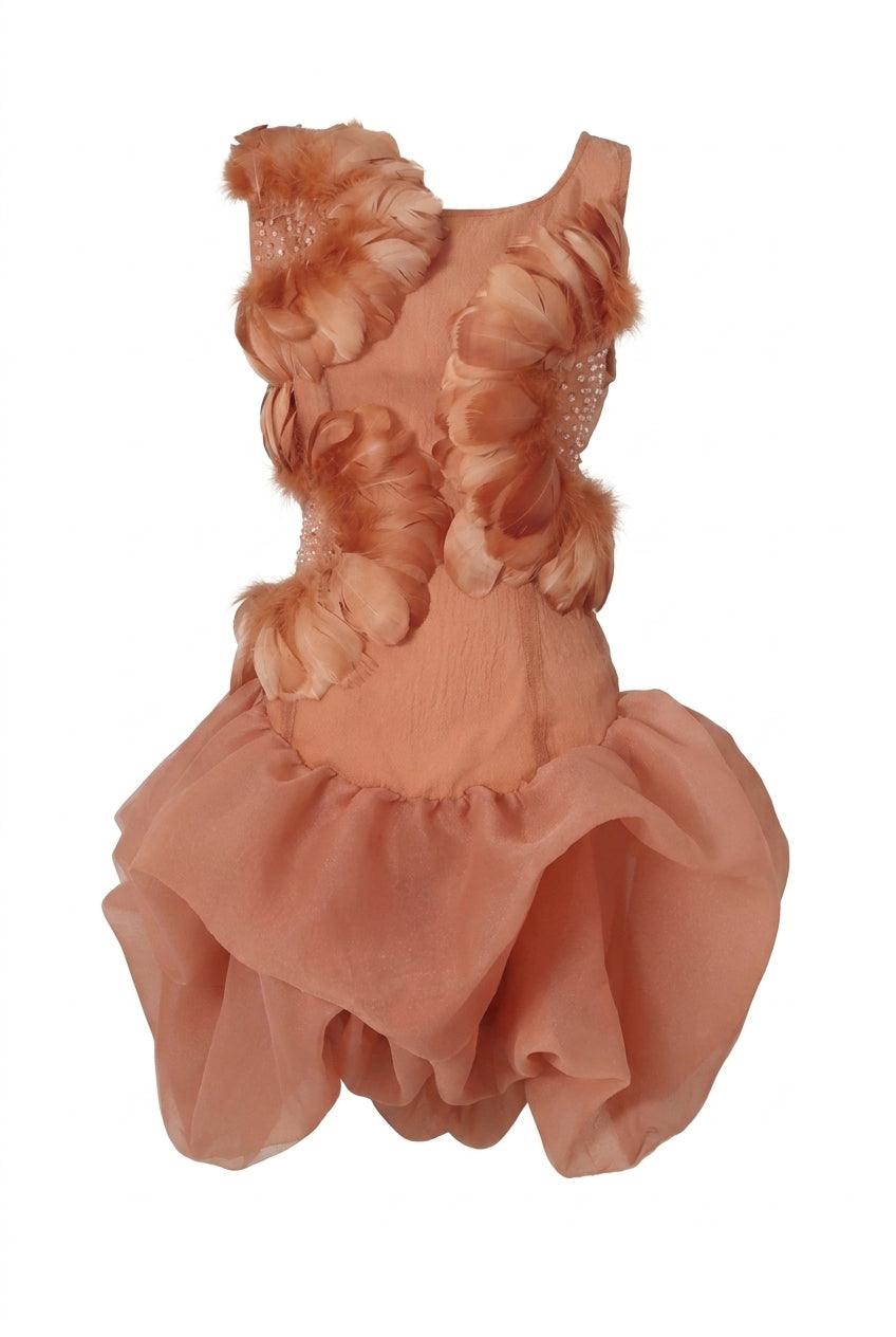 A&A Marella 3D Flower Detail Mini Dress