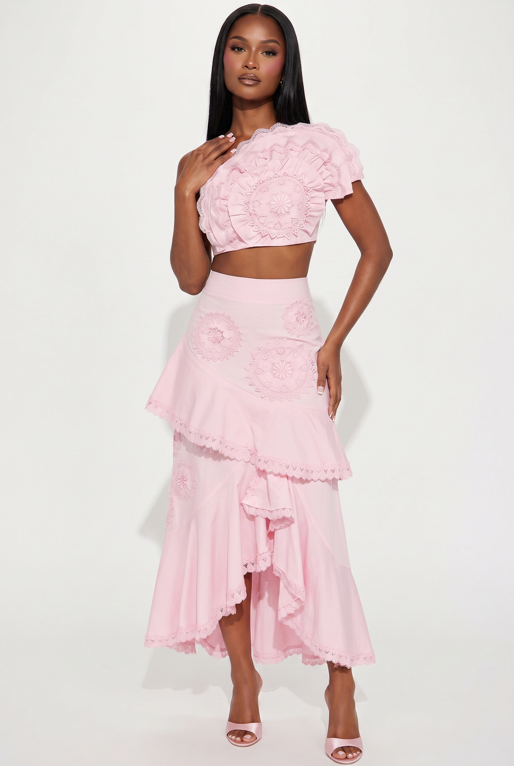 A&A Sundara Bandeau Top & Skirt Set