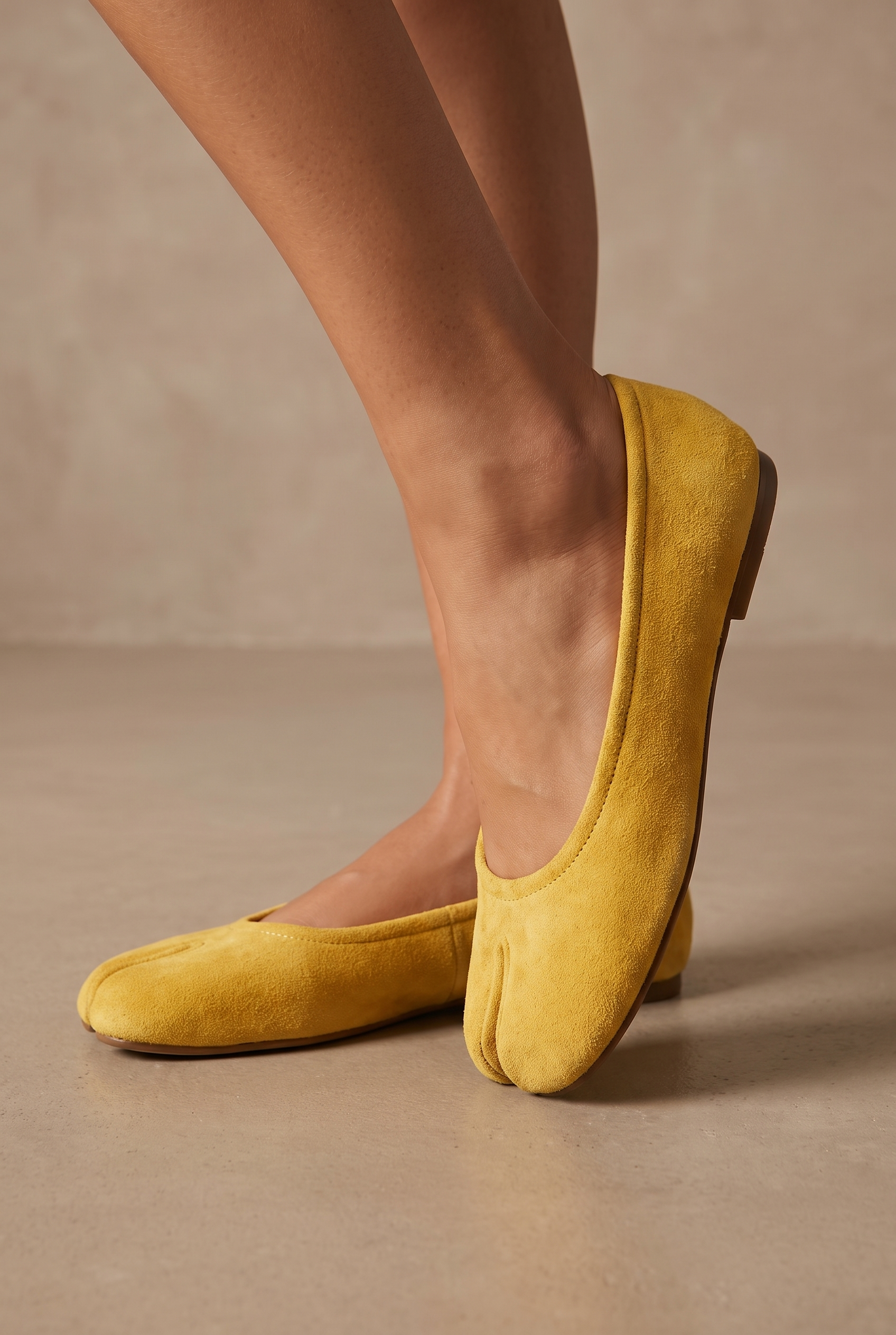 A&A Villea Tabi Split Toe Ballerina Flats