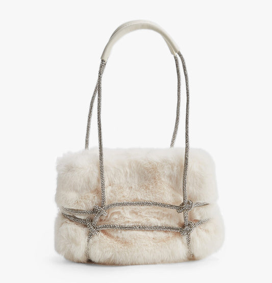 A&A Faux Fur Clutch Bag